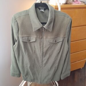 Alia Olive Green Military Jacket